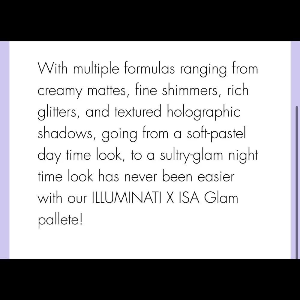 ✨ ILLUMINATI X ISA GLAM EYESHADOW PALETTE